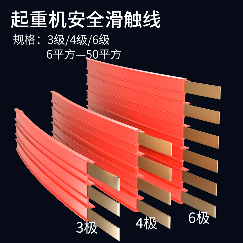 国标无接头滑触线68101214162025m²平方无接缝滑触线