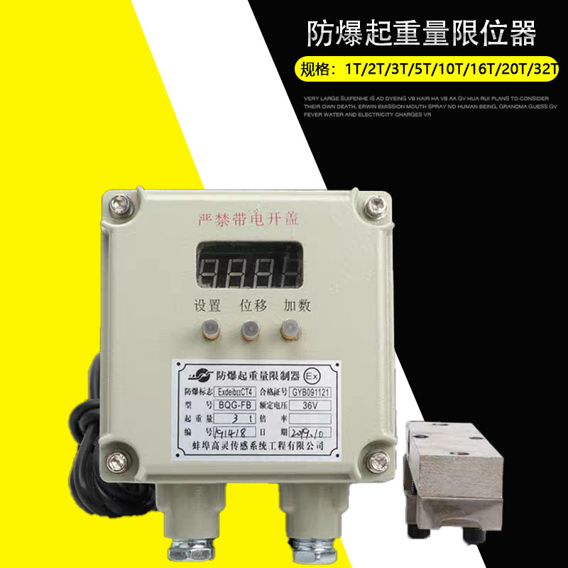 起重机行车BQG-FB防爆电动葫芦起重量限制器1T2T3T5T10T16T32吨